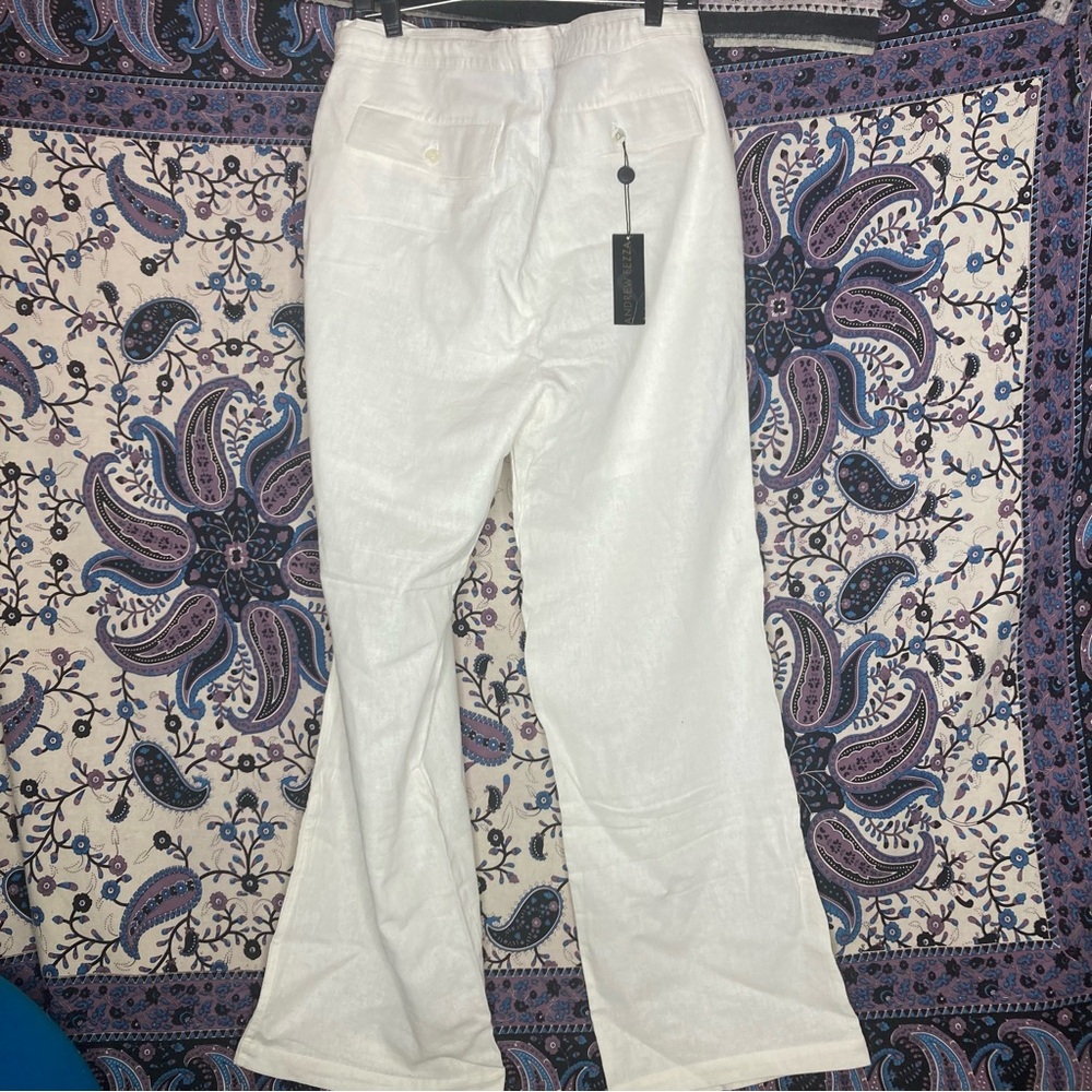 Andrew Fezza linen NWT wide leg pants - Picture 2 of 4